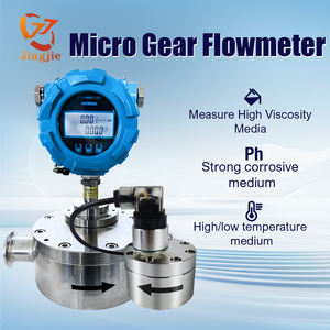 Medidor de Fluxo Micro Gear SS304 SS316L para Linha de Cerveja, Óleo de Cozinha, Água/Líquido, Saída de Sinal Digital OEM 4-20mA - Product Image 3