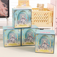 Reloj de Pulsera de Cuarzo con Personaje de Anime Hatsune Miku Star & Moon Knight, Caja Sorpresa, Accesorio para Estudiantes, Regalo