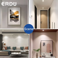 Spot LED encastré moderne 5W en aluminium pour bureau à domicile, avec autofocus, angle de faisceau réglable à 30°, indice de protection IP20, garantie 3 ans