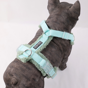 Arnés <span class=keywords><strong>para</strong></span> <span class=keywords><strong>Perro</strong></span> Okeypets, Diseño en Forma de H, de Lana de Cordero, Resistente, Ajustable, Suave y Transpirable, <span class=keywords><strong>para</strong></span> Exteriores - Product Image 3