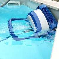 Robot de piscine nettoyeur automatique, nouveau, meilleure vente 2021, peut nettoyer les murs et le gommage d'eau, nettoyage efficace