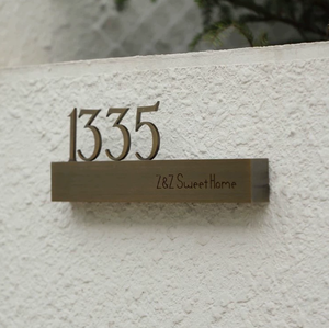 Plaque de numéro de <span class=keywords><strong>porte</strong></span> en acrylique 3D éclairée, alimentée par courant alternatif, pour l'<span class=keywords><strong>entrée</strong></span> de l'hôtel, panneaux de signalisation de chambre - Product Image 1