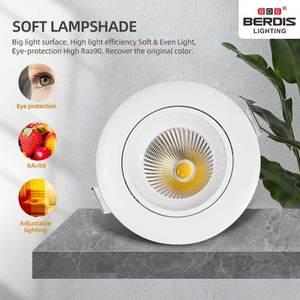 Nhôm Nhựa Giá Rẻ Giá Dimmable Dim Để Ấm Dim 2 Ấm 2700K COB Led Spotlight - Product Image 4