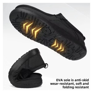 Mocassins à enfiler décontractés en toile style bateau pour hommes - Product Image 3