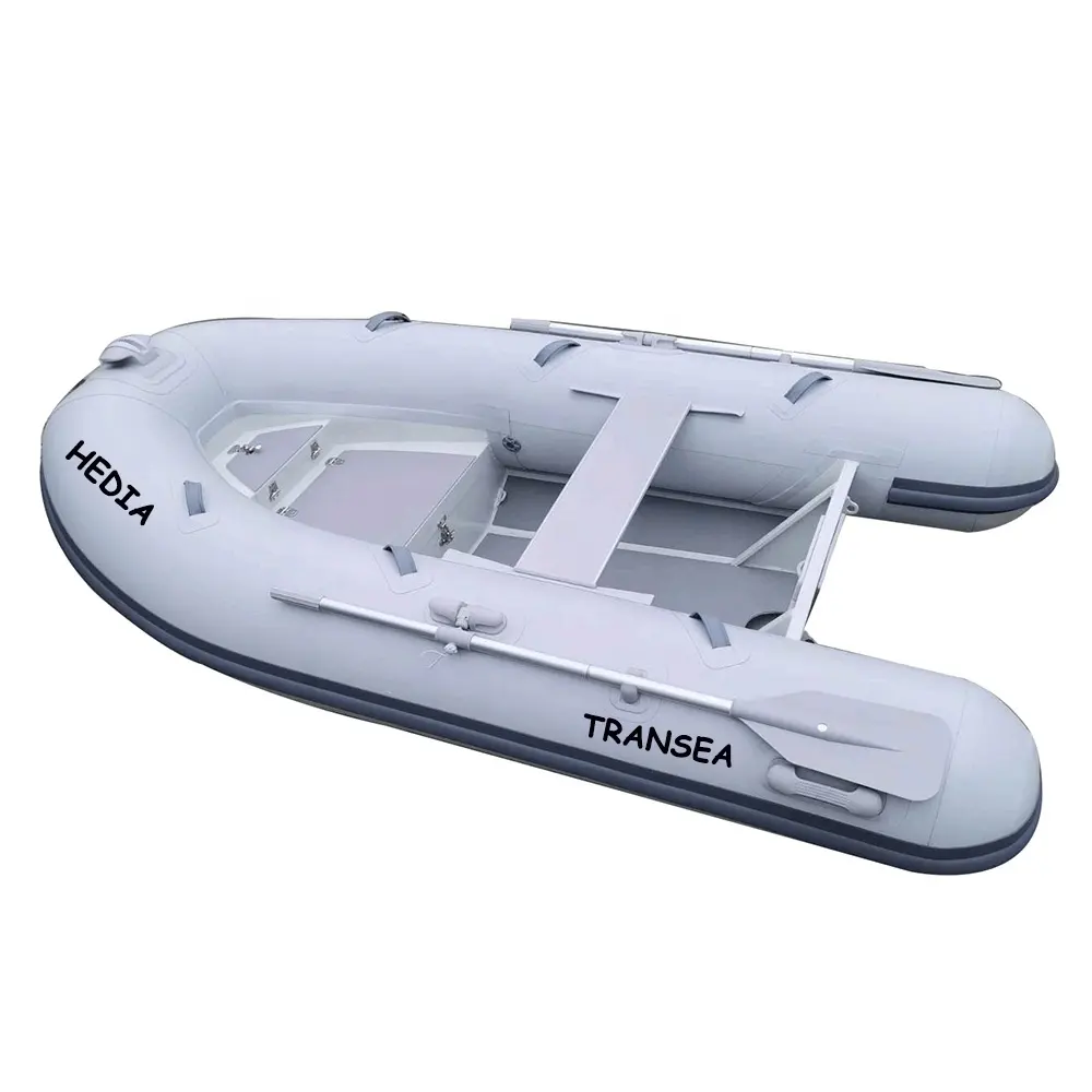 light grey achilles hypalon boat aluminum rib rubber dinghy 260