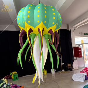 Vente flash : ballon méduse gonflable de 2,5 m de haut pour l'art public, <span class=keywords><strong>la</strong></span> marque et les expositions - Product Image 3