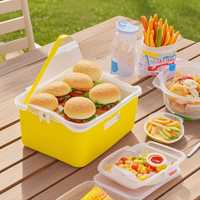 Sac à lunch en silicone écologique sans BPA pour enfants pliable cuisine Bento sac de rangement des aliments