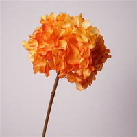 Arreglo Floral de Hortensias de Seda para Salón de Bodas, Estilo Europeo-Americano, Decoración de Techo, Esquema de Colores Primaverales Vintage, para Fotografía