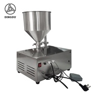 Machine de remplissage de liquide visqueux, ligne de Production avec trémie, pour nettoyant, miel et huile, rouleau de pâte, pompe rotative