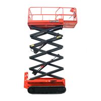 KCCL Table élévatrice à ciseaux sur chenilles de 18m à usage domestique Vérins élévateurs hydrauliques mobiles certifiés CE Matériau en acier pour nouvelle construction