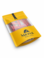 Film Doypack transparent autoportant avec fermeture éclair refermable, laminé de qualité alimentaire, en rouleau pour l'emballage automatique de sauces