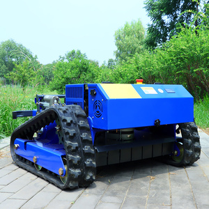 เครื่องตัดหญ้าแบบขับเคลื่อนด้วยตัวเอง รุ่น 550 ควบคุมด้วยรีโมท แบบตีนตะขาบ สำหรับทุกสภาพพื้นผิว ล้อคู่ พร้อมอุปกรณ์กวาดหิมะเสริมแบบปรับกำลังได้ - Product Image 5