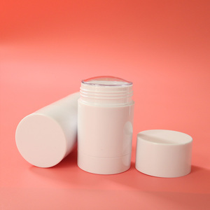 Wholesale Gel Soft Deodorant Stick Packaging Oval 30/45/50/75/15g Round Twist Up Tube Bottom Filling AS Plastic Deodorant Stick
