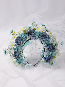 Directamente de fábrica Flores mexicanas Coronas Fiesta Diadema Otras flores Accesorios para el cabello - Product Image 3