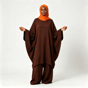 Women Muslim Swimwear Burkini 3 Piece <b>Set</b> Long Sleeve <b>Modest</b> Islamic Swimsuit Custom Logo OEM ODM Low MOQ - Product Image 3