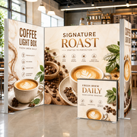 Affichage LED Équilibré et Attrayant pour Centres Commerciaux – Graphique Rétroéclairé Professionnel Résistant à la Décoloration, Idéal pour les Espaces Commerciaux
