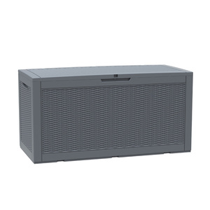 Garden Storage Garden Storage Box 380L/100Gal Weatherproof Resin Outdoor Garden Deck Storage Box/Cushion Box