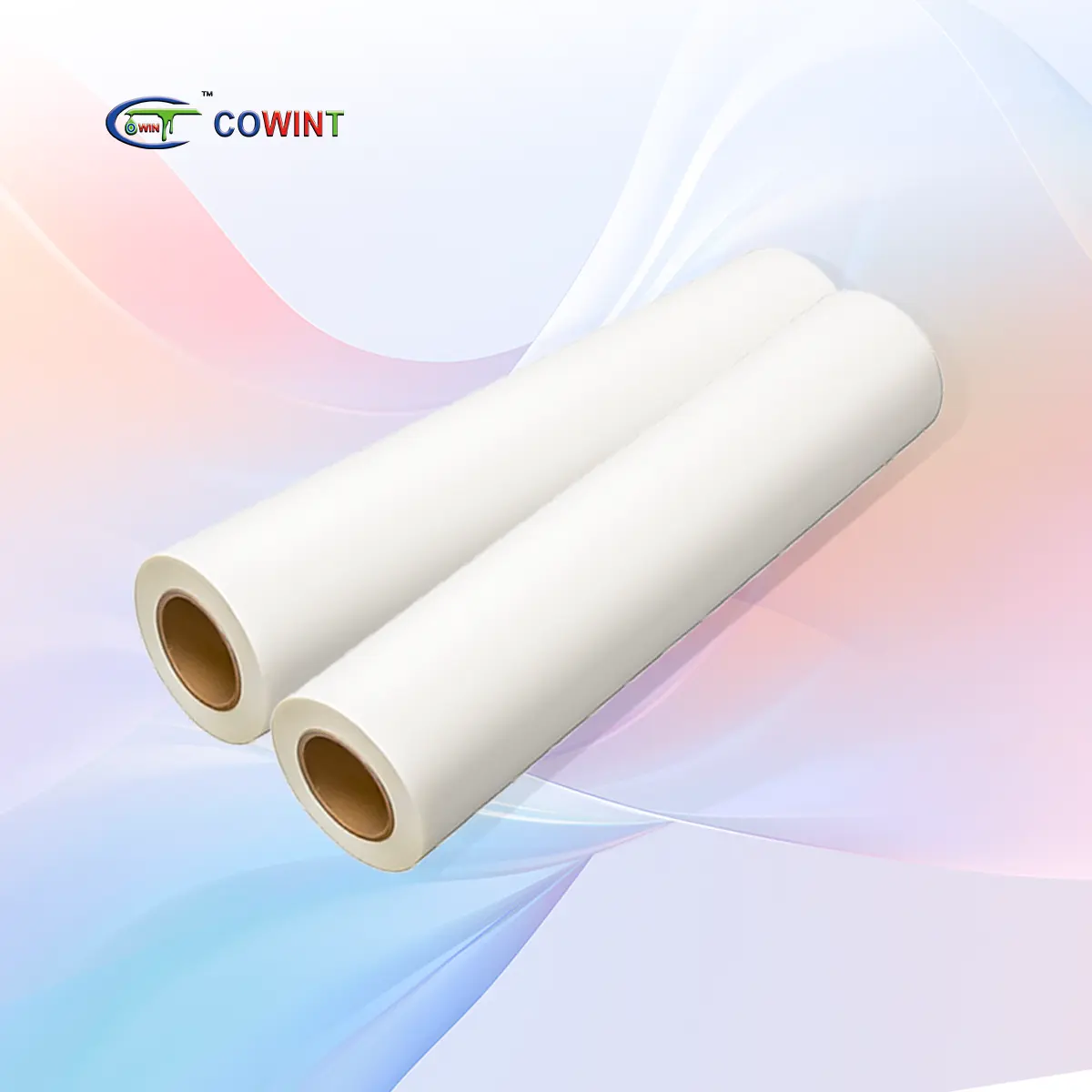 Cowint 30cm 60cm 75 micron single matte and double matte dtf pet film coated pet film 60cms 100 mtrs roll