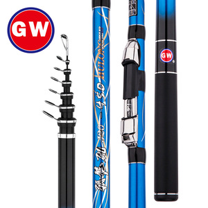 Gw Rock Fishing Rod 3.6m 4.5m Carbon Fiber Ultra <b>Light</b> Fast Action Sea Fishing Saltwater Fish - Product Image 1
