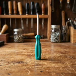 Aiguille à coudre DK-672 avec manche en plastique |   Aiguille à coudre en plastique vert avec pointe métallique pour travaux manuels et couture - Product Image 3