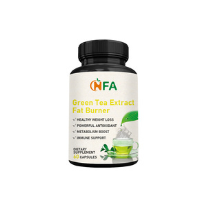 Cápsulas Quemagrasas con Extracto de Té Verde OEM ODM, con Té Verde para Apoyar la Pérdida de Peso, Antioxidante, Inmunitario, Metabolismo, Supresor del Apetito - Product Image 1