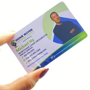 Cartes de visite en plastique PVC imperméables réutilisables - Product Image 1
