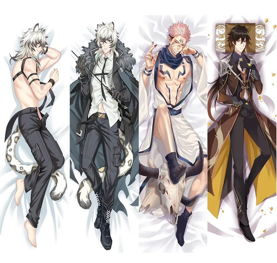 Groothandel Fabriek Prijs 160*50Cm Lichaam Kussens Voor Mannen Anime Kussen Sex Dakimakura Sexy Anime Dakimakura