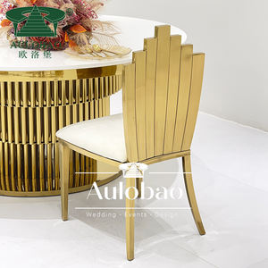 Chaise de mariage royale de luxe, mobilier pour événements, chaise de banquet de mariage - Product Image 1