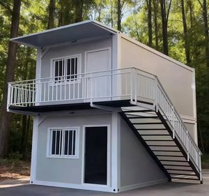 Bâtiment Modulaire Métallique Préfabriqué Mobile et Extensible : Bureau, Salon, Bar, Hôtel, École – Moderne et Respirant - Product Image 1