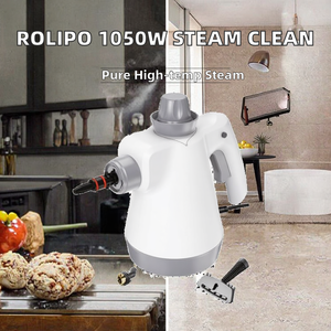Nettoyeur vapeur portatif 1050W Nettoyage à haute température Désinfection 100% sans produits chimiques Pression de vapeur de 5 bars 0,9L - Product Image 2