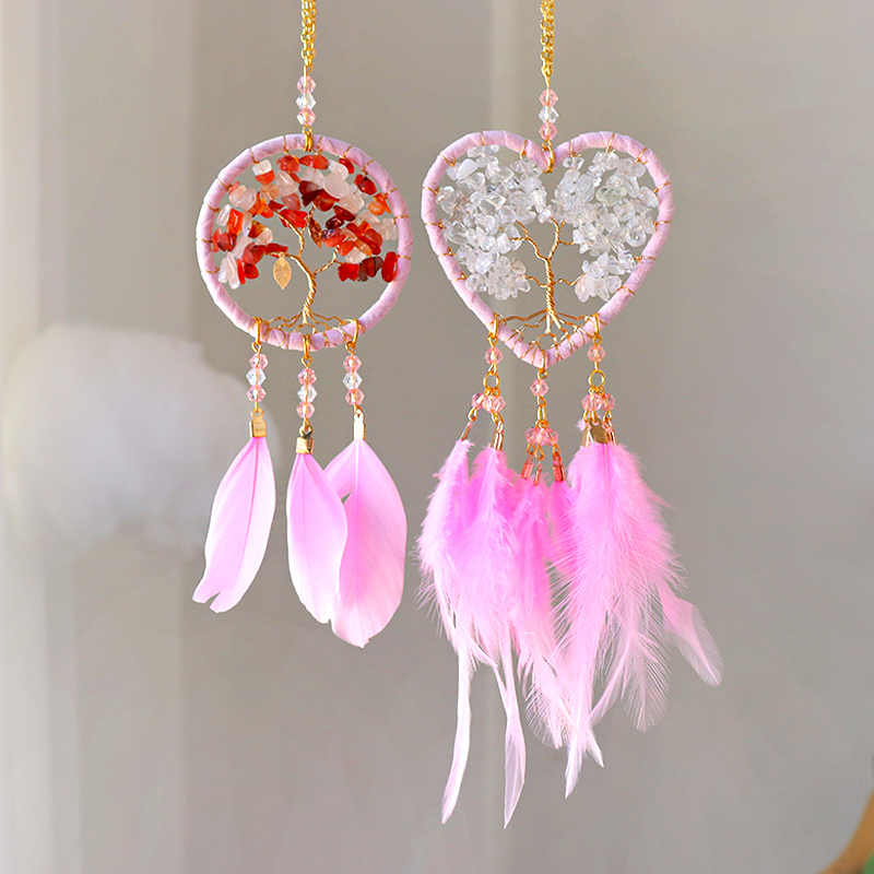 Pastel Color Cat Moon Star Dreamcatcher
