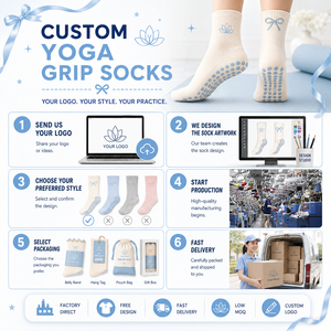 Chaussettes de yoga et de Pilates avec logo <span class=keywords><strong>personnalisé</strong></span>, <span class=keywords><strong>livraison</strong></span> <span class=keywords><strong>rapide</strong></span>, échantillon gratuit, chaussettes antidérapantes douces et confortables - Product Image 6