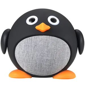 Usine prix Portable Mini Extérieur Pingouin Haut-parleurs Sans Fil Pour Enfants Cadeau Promotion Noël M917