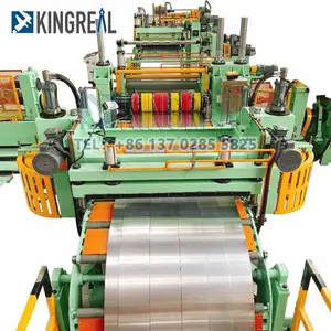 0.3-2.2mm Thickness Automatic Steel Coil Slitting Machine Slitter And Rewinder Machine HR CR Slitting Machine UAE India Russia