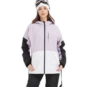 Chaqueta de Nieve Impermeable para Mujer, Chaqueta de Esquí y Snowboard Aislada para Deportes de Invierno al Aire Libre - Product Image 2