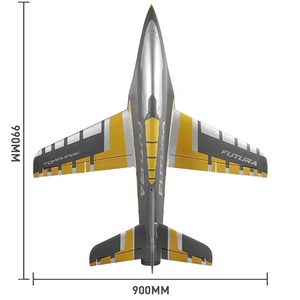 Avion RC Futura <span class=keywords><strong>EDF</strong></span> 64mm FMS avec train d'atterrissage CNC et ESC 40A Brushless – Le plaisir de la précision aérienne pour les pilotes avancés (PNP) - Product Image 6