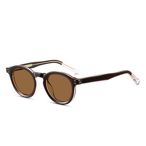Custom Unisex <b>Round</b> <b>Frame</b> Sunglasses OEM 2026 Luxury Vintage Tr90 Light Weight Comfortable Polarized Lenses UV Protection - Product Image 3