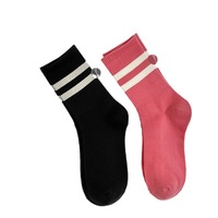 Chaussettes de sport pour femmes de haute qualité Jacquard respirant absorbant la sueur imprimé à la main style cheville haute sublimation bas pour jeunes