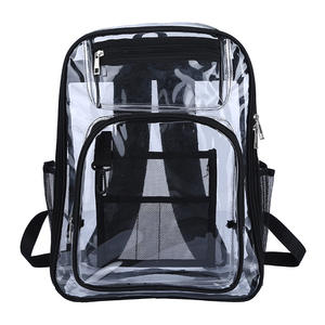 Custom <b>Clear</b> Pvc Backpack <b>Clear</b> <b>Plastic</b> <b>Bag</b> <b>Clear</b> Backpack Transparent Backpack - Product Image 6