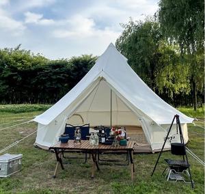 Tente familiale extérieure imperméable <span class=keywords><strong>Yourte</strong></span> mongole de luxe inspirée de la toile <span class=keywords><strong>en</strong></span> coton Oxford-Tente cloche durable pour le camping - Product Image 3