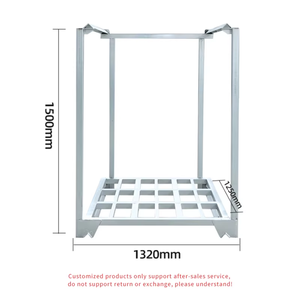 Sistemas de estantería de almacenamiento de palés de almacén de cámara fría de acero metálico de alta capacidad Estantes y estantes apilables - Product Image 1