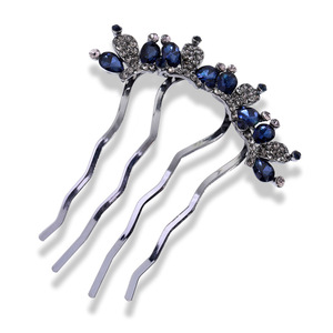 <span class=keywords><strong>Peigne</strong></span> à cheveux rétro en forme <span class=keywords><strong>de</strong></span> couronne, élégant, à quatre dents, pour femme, accessoire pour chignon adulte - Product Image 5
