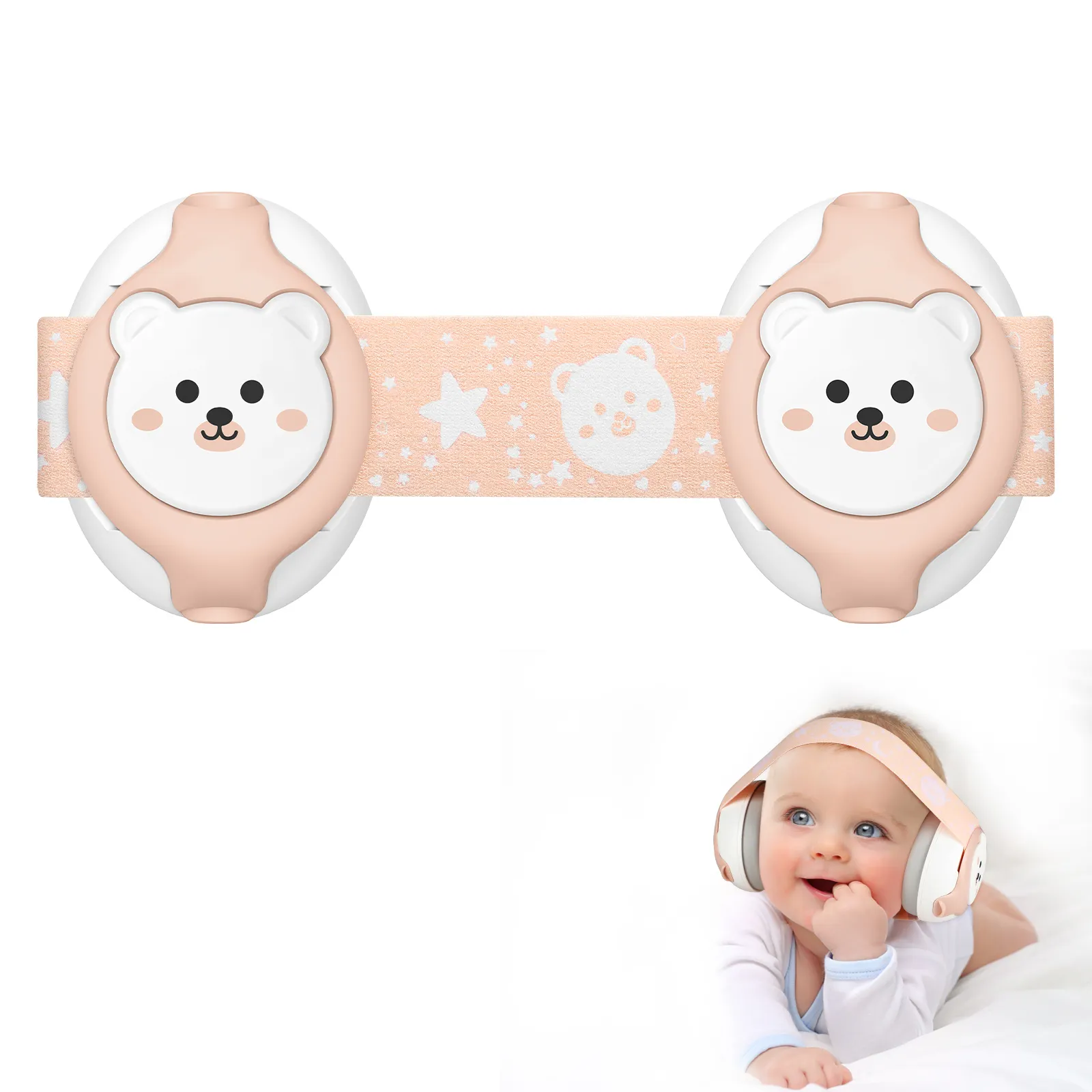 Protection des oreilles antibruit cache-oreilles manchons 0-4 ans bandeau auditif insonorisé muffss pour enfants bébé