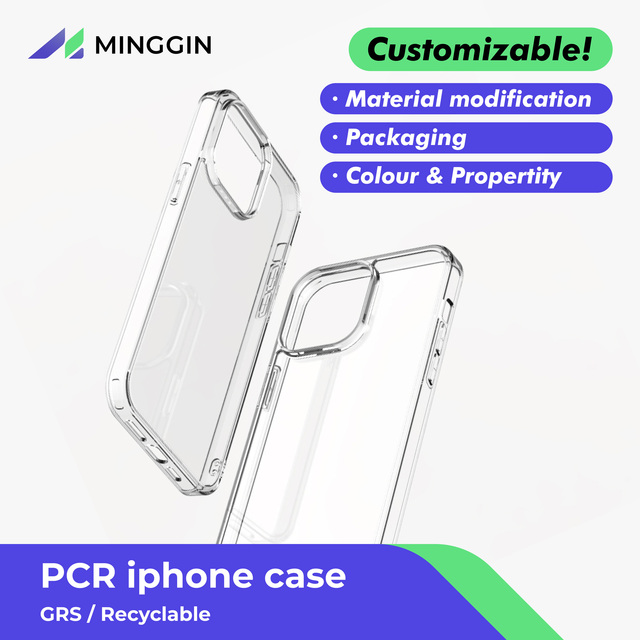 iPhone 16/17 PCR Recycled Plastic & PLA/PHA Injection Molded Eco-Friendly Sustainable iPhone Cases | Industrial Packaging