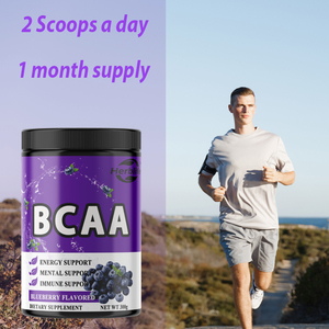 OEM/ODM, Polvo Energético BCAA para el Crecimiento Muscular y la Resistencia, Sabor a Arándano, Gran Venta - Product Image 4