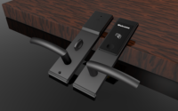 Cerradura inteligente para puerta de hotel, sistema de diseño de cubierta deslizante, software gratuito, nuevo diseño y alta calidad