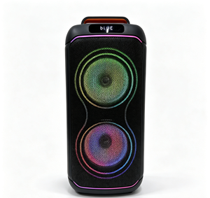 Çift Sürücülü Kablosuz BT Karaoke Hoparlör Mikrofon Stereo Derin Bas HIFI Woofer LED Işıklı Ev Sineması 40W Parti DJ Aktif - Product Image 1