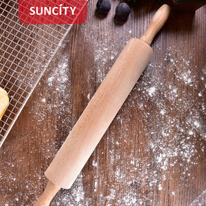 Suncity Large Wooden Rolling Pin Eco-Friendly Baking Tool For Dough And Pastry - Product Image 1