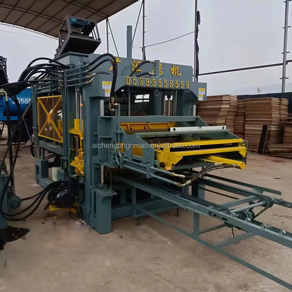 Aichen Cost Of Brick Making Machine QT5-15 Concrete Machine To Make Bricks Blocks