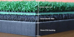 Tapis de golf 3D amélioré, tapis d'entraînement commercial pour le golf, pour le parcours d'entraînement - Product Image 3